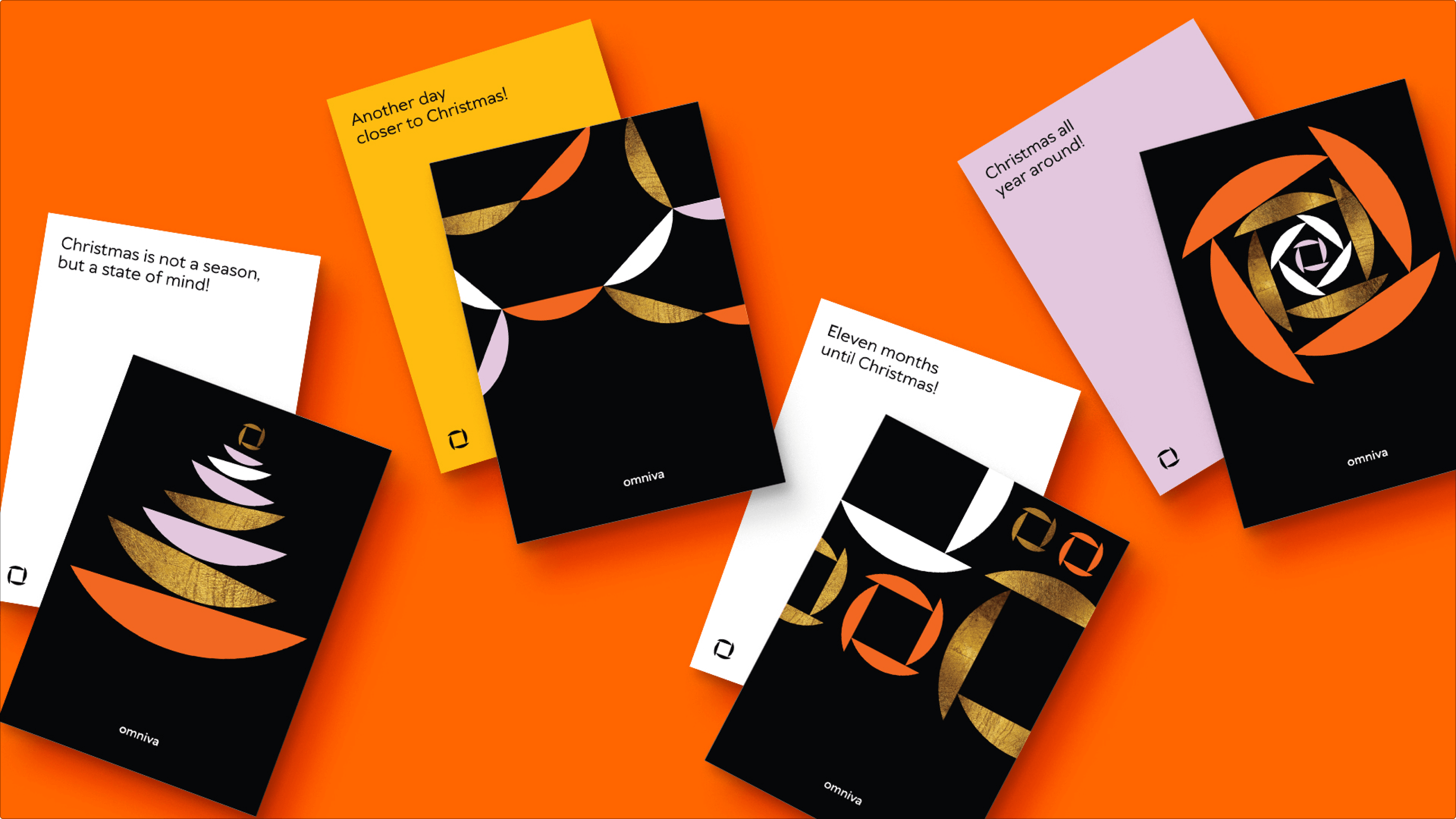 Omniva christmas cards