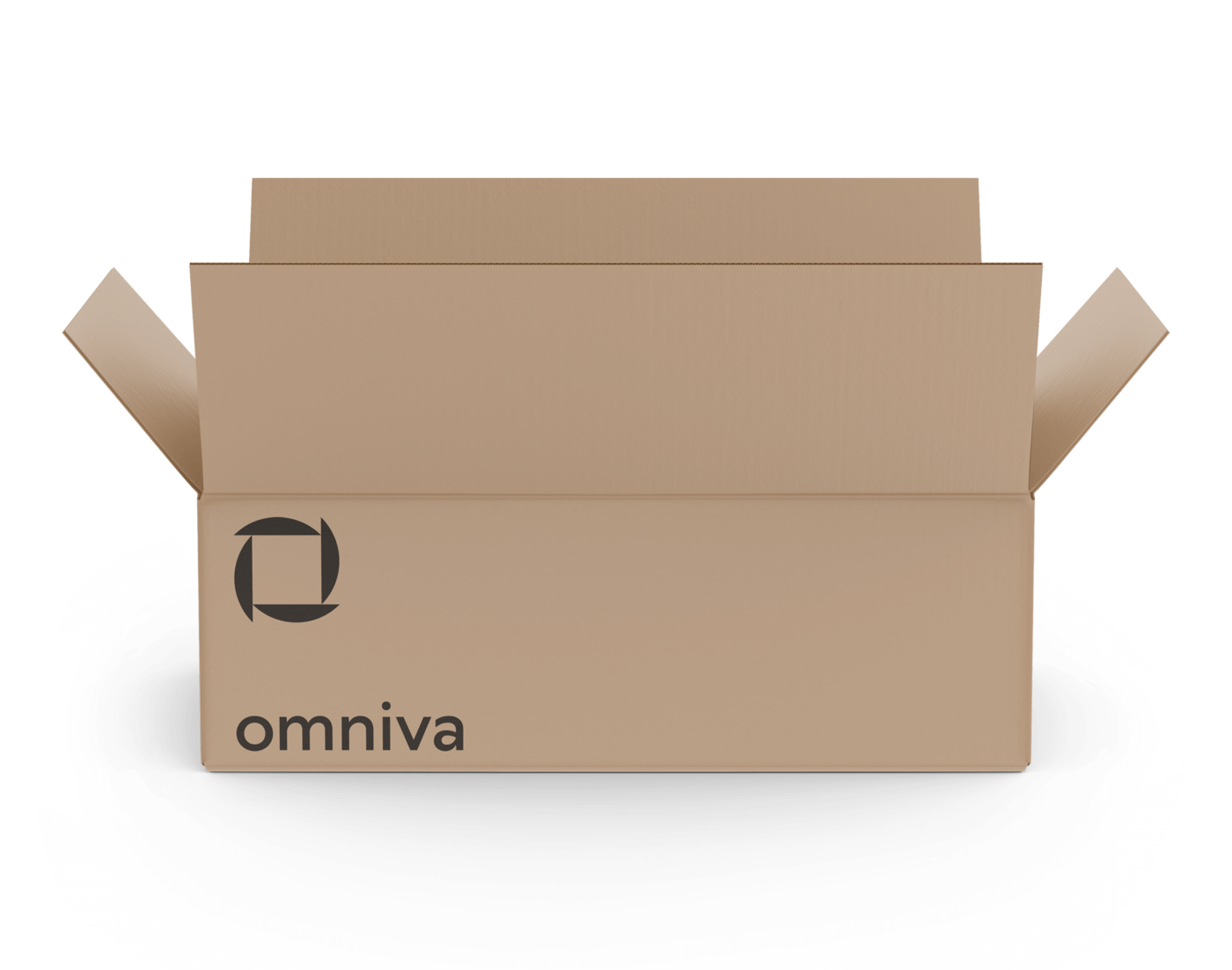 Omniva cardboard box