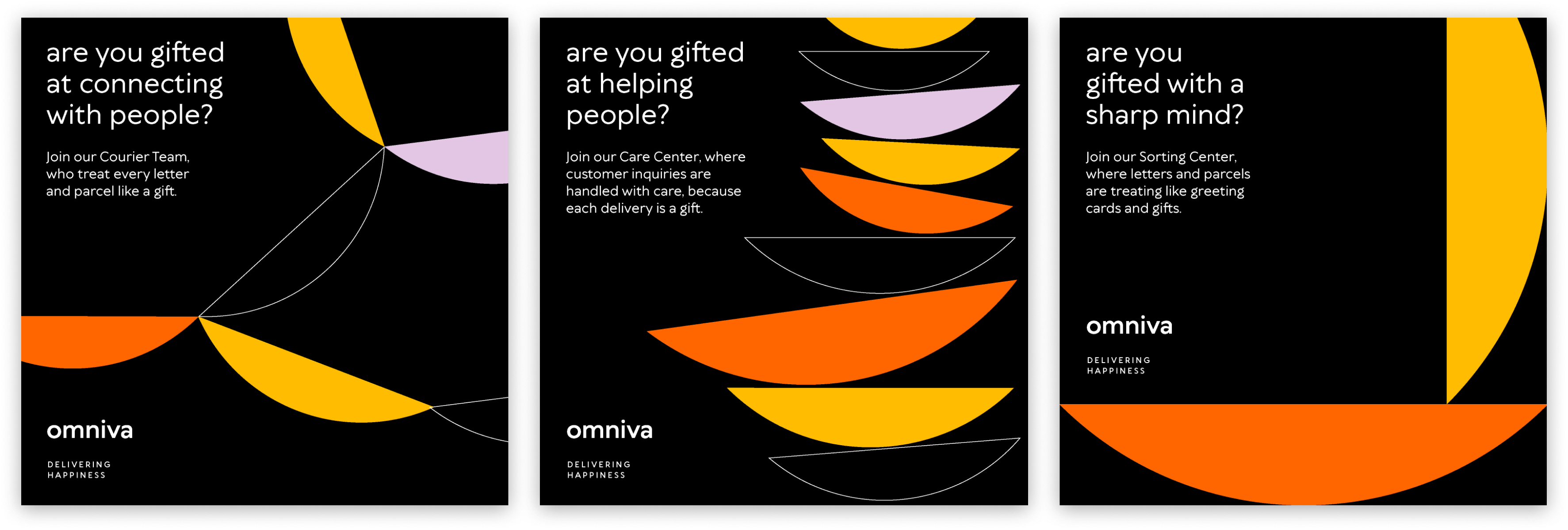 Omniva recruitment advertising