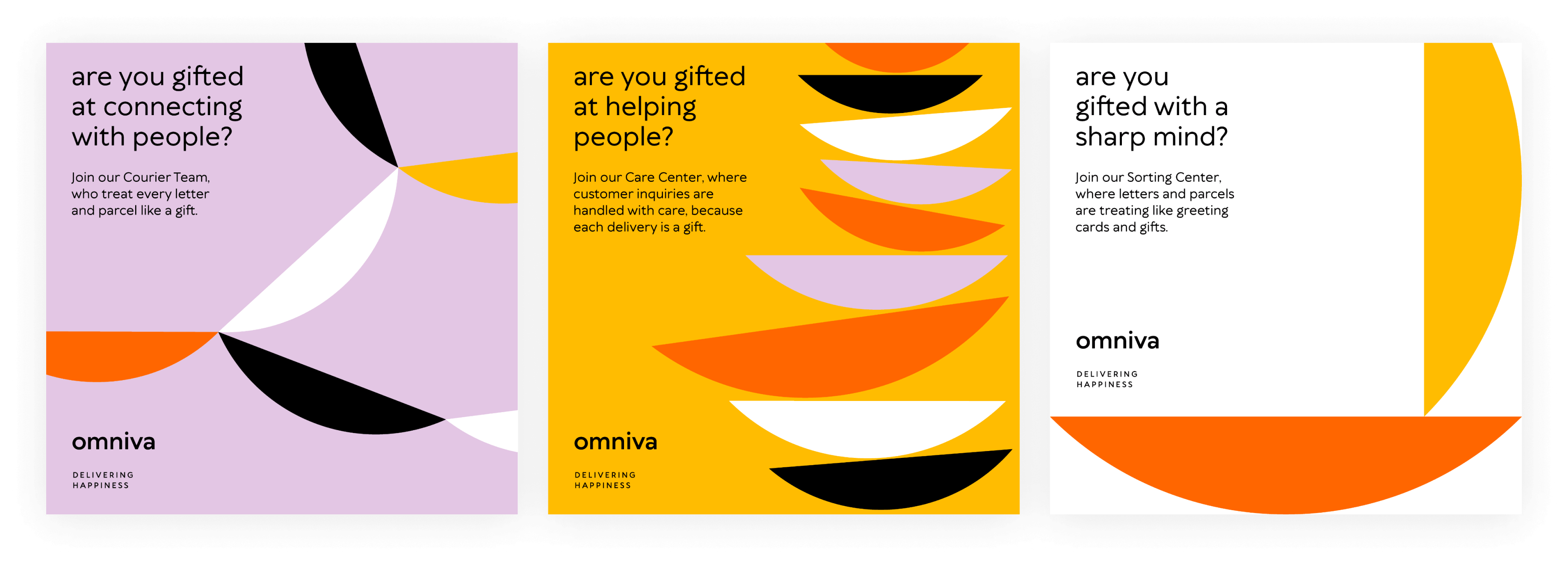Omniva recruitment advertising