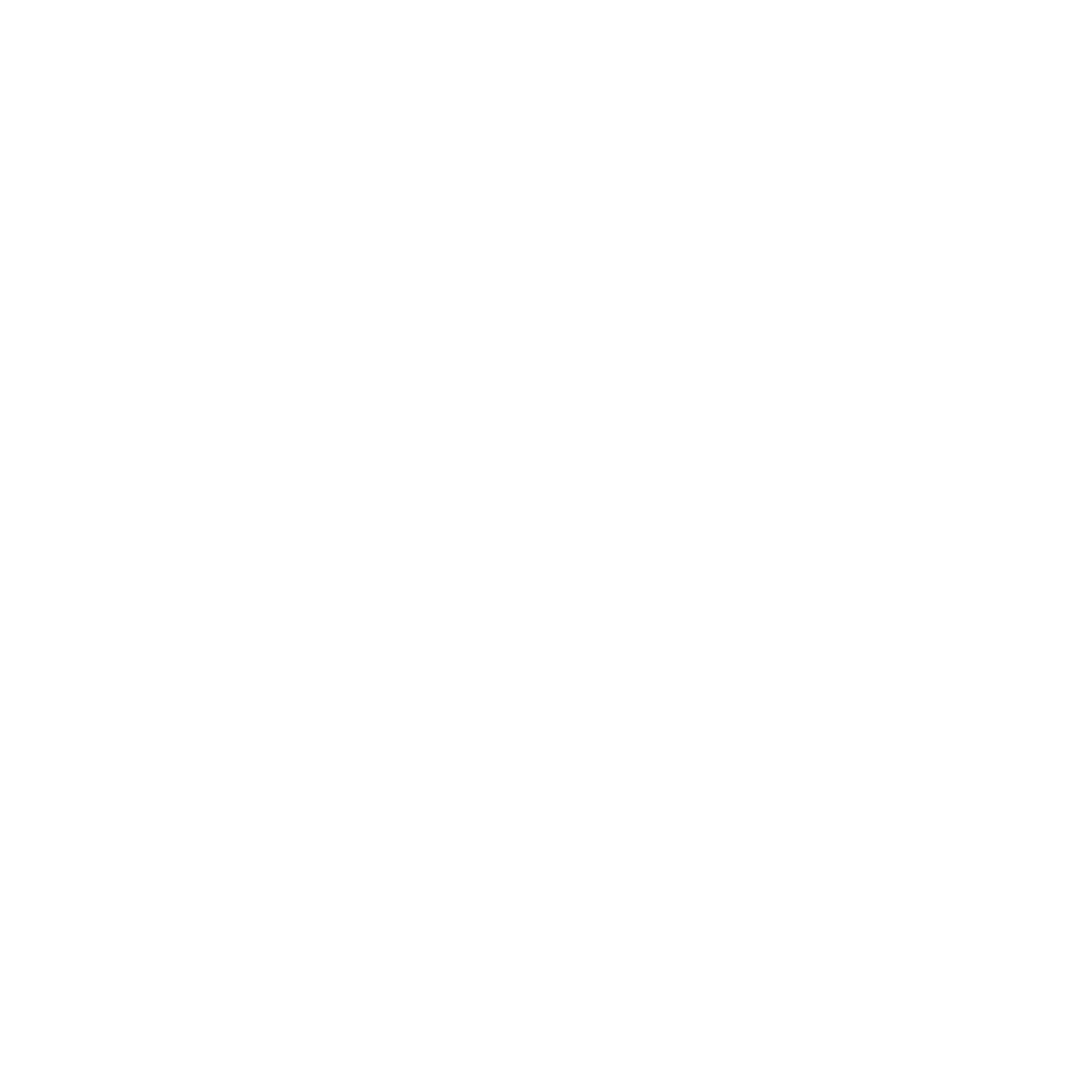 Safety zone symbol white